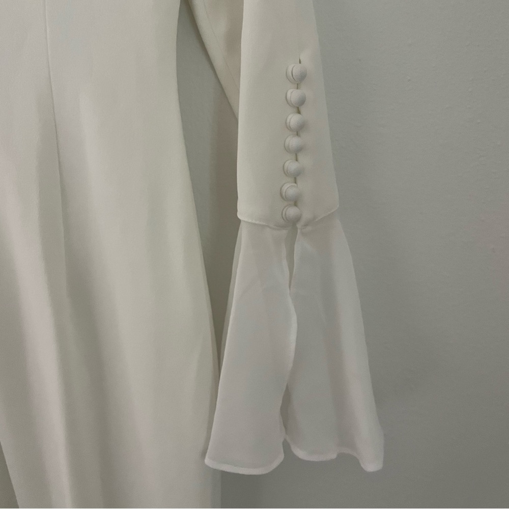 NWT Calvin Klein White Long Sleeve Dress Size 4